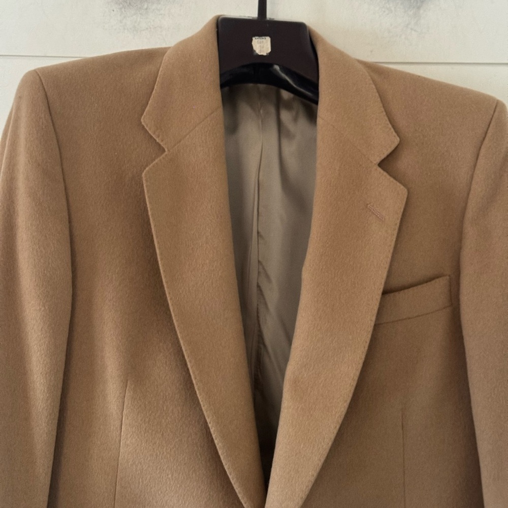 Chaps Men's Camel Brown Sport Coat Blazer - Picture 3 of 16